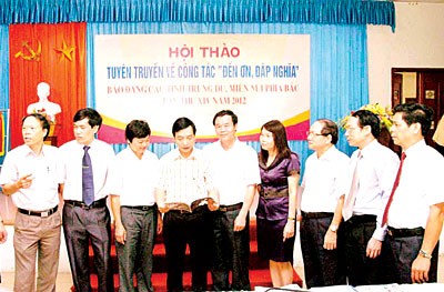 Phát huy vai trò báo Đảng trong tuyên truyền về công tác đền ơn đáp nghĩa - ảnh 1